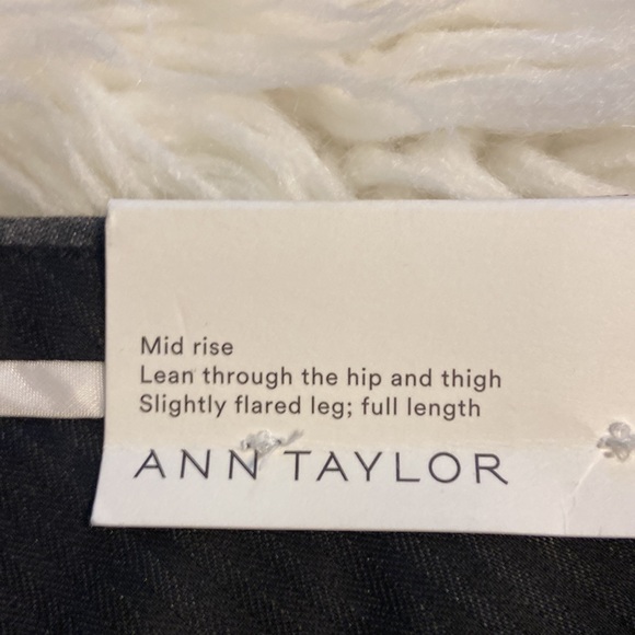 Ann Taylor The Madison Trouser Pants size 0 brand new with tag color dark gray - Picture 5 of 12